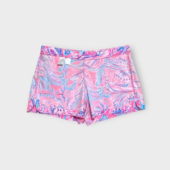 Lilly Pulitzer Ocean View Shorts – Prosecco Pink Don’t Be Jelly L - Picture 11 of 12